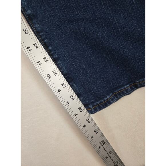 American Eagle Mens 42x32 Jeans Original Bootcut Dark Wash Airflex Pants 0784 - Picture 4 of 11